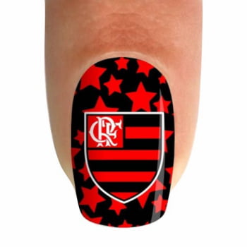 Adesivo para Unha - Flamengo